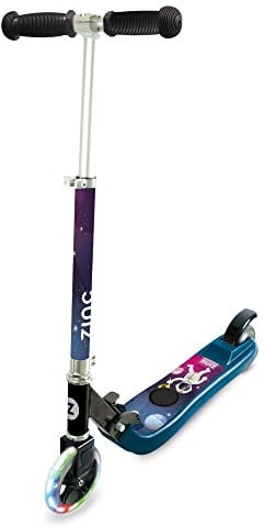 Zinc Folding Electric E4 Scooter Max Speeds Up To 5mph Up To 3.1 Miles Range - Blue