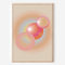 Aura LeinwandWandkunst Mind Body Soul Druck Engel Zahl Bilder Engel Energie Poster Ästhetisch Abstrakt Pastellmalerei Aura Kunstwerk Bunt Orange Blau Rot Wandkunst Farbverlauf Dekor 40,6 x 61 cm
