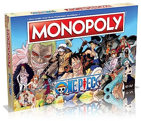 WINNING MOVES Monopoly One Piece Table Set, WM02921-SPA-6