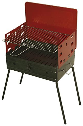 Briconess.com Barbecue a Carbone Portatile richiudibile - Picnic Gita 40x30 cm