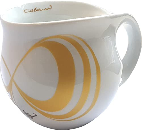 Jumbotasse Colani Kaffeetasse XXL Tasse Jumbobecher Porzellan Colani Capriole 600ml (Gold)