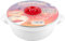 Plastic Microwave Heating Food Cooking Pot Container with Ventilated Lid & Steam Release Vent, Round Microwave Bowls, Kitchen Air-tight Food Storage containers , Dishwasher, Freezer Safe (2 Litre)