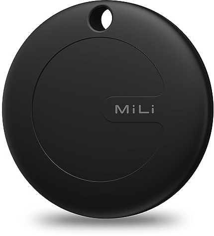 MiLi Luggage tracker for suitcases, Smart Bluetooth Tracker Tag Compatible with Apple Find My(iOS Only), Key Tracker, Item Finders,Tracker Locator for Keys Pet Wallets Bags, 1-Pack
