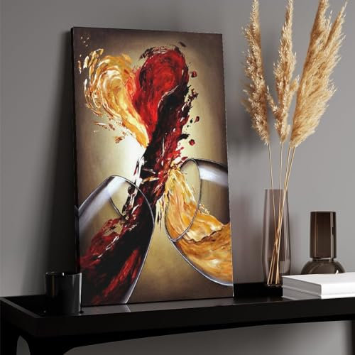 Zwei Gläser Wein，Puzzles 1000 Teile für Erwachsene, Klassische Puzzle Jungen Mädchen Puzzle Herausfordernde Und Schwierige Rätsel für Erwachsene Und Jugendliche（75x50cm）-6