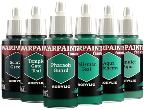 The Army Painter, Warpaints Fanatic Flexible Triad: Teals 6x18ml
