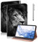 GLANDOTU Hülle für iPad Mini 5, 4, 3, 2, 7.9 Zoll Schutzhülle, Flip PU Leder mit Stifthalter und Stand Wallet Cover Case für iPad Mini 1/2/3/4/5 - Löwe