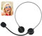 Kasoud Microphone Prop Headset, Fake Head Microphone, Toy Headsets with Microphone for Costume Parties, Cosplays, Party, Halloween Plays, Children's Toys (1)