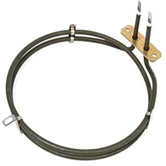 ELE9323 Fan Oven Element, 2000W Circular Heater Wire, Round, Stainless Steel 2 Turn