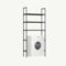Stock Líder Étagère pour machine à laver et sèche-linge, 3 niveaux pour rangement et organisateur de buanderie, étagère sur pied (Noir)