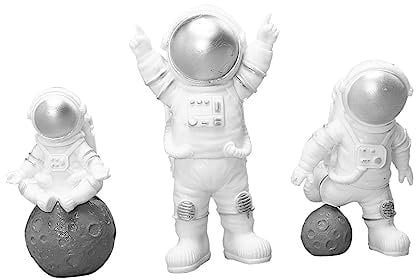 OFFSCH 3pcs Fridge Magnet Sculpture Decor Toy Storage Cabinet Refrigerator Magnets Decoration Refrigerator Decors Cute Magnets Cute Kitchen Magnets American Decor Mini Decor Silver Resin