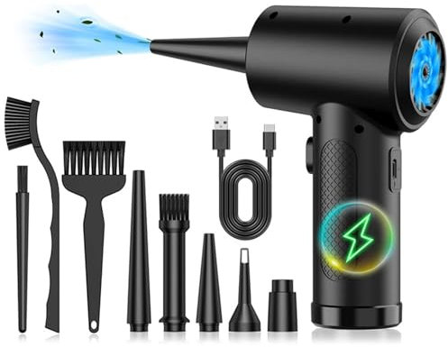 DOUDINGMAO Bombas de vacío de aire comprimido de 50000 rpm para coche, bombas de vacío recargables de mano para el hogar, potentes dispositivos electrónicos