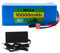 WILLQ Batterie Lithium-ION Rechargeable 36 V 10 Ah pour vélo électrique, avec Chargeur 42 V 2 A, pour Moteur de Scooter électrique 100 W, 250 W, 360 W,36v10ah,T