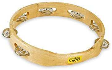 LP Latin Percussion LP861252 CP Wood Tambourin Holz 10 einreihig ohne Fell CP389