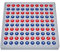 SCHUBI ABACO 100 mit Zahlen: Modell A 10/10 Kugeln (rot/blau) (SCHUBI Abaco 100 mit Zahlen: Die selbstkontrollierende Hundertertafel mit dem genialen Dreh!)