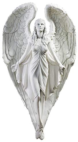 Design Toscano DB43016 Spiritual Path Angel Wall Sculpture - Grey
