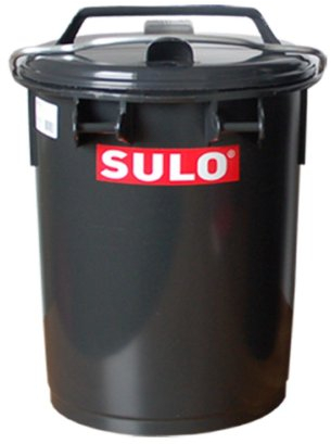 35 L Sulo Mülltonne, Retro Tonne Farbe grau