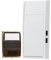 Newhouse Hardware Mechanische Türklingel mit zwei Noten, Größe: 8,3 x 17,8 cm, Elfenbein/Messing