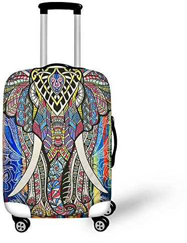 Chaqlin Retro Elefanten Design Reise Mode Gepäck Abdeckung Nette Koffer Schutz Staubdicht Fall 26 28