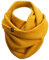 Manufaktur13 Knit Loop - Schlauchschal, Strick Loop mit Waffle Knit Muster, Wollschal/Langschal in versch. Farben erhältlich (M13) (Mustard)
