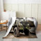 Militär-LKW-Fleecedecke ganzjährig Grunge-Camouflage Auto-Überwurfdecke für Jungen Kinder Teenager Armee Truppentransporter Flanelldecke leichte grüne Camo-Fahrzeug-Plüschdecke Sofa-Dekor, 150 x 200
