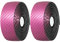 MoreChioce Fahrrad Lenkerband, 2 Stück Fahrrad Lenkerbänder Wraps Anti-Rutsch Atmungsaktiv PU Leder Lenkerband Abklebeband mit 2 Lenkerstopfen für Mountainbike Rennrad,Rosa