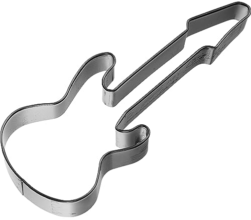 Birkmann Ausstechform E-Gitarre, Ausstecher, Plätzchenform, Keks, Plätzchen, Edelstahl, 10 cm, 198135
