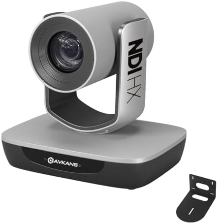 AVKANS 20X Zoom 3G-SDI HDMI PTZ Camera with USB Video Output for Church Worship Live Events, PoE IP Livestream Camera for Video Production