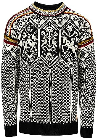 Dale of Norway 1994 Sweater Men Größe M black/off white/mustard