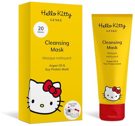 GESKE x Hello Kitty Cleansing Mask | Reinigende Pflegemaske | Einfach auftragen mit der Sonic Warm & Cool Mask | Gesichtsmasken für Frauen und Männer | Formel ohne Tierversuche