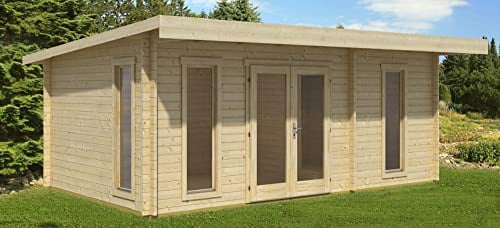 Casetta Aurora in legno nordico 587x377 con pavimento