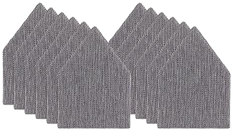 Milwaukee 48805120 67 x 92mm G120 Mesh Sanding Sheets for M12 FDSS - Pack of 13