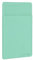 sourcing map Phone Card Holder Silicone Phone Wallet Stick on Adhesive Sticker Light Green