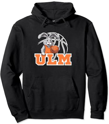 Ulm Basketball Fan Support Schwaben Stadion orange weiss Pullover Hoodie