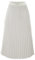 Plisseerock Lang Sommerrock Einfarbig Faltenrock Damen High Waist A-Linie Langer Rock Sommer Stretch Elegant Plissee Moden Sommerröcke Midi Röcke Casual