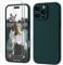 GOODVISH 3 en 1 iPhone 16 Pro Max Coque Silicone Liquide 6.9 avec 2 Verre Trempé, Étui Protection Précise de Caméra [Résistant aux Rayures] Antidérapant iPhone 16 Pro Max Case, Vert Foncé