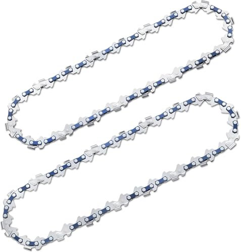 2 mini cadenas de motosierra, cadena de repuesto de acero de 6 pulgadas, cadena de motosierra conductora, pequeña hoja de motosierra, accesorios de reparación para motosierras inalámbricas, poda de