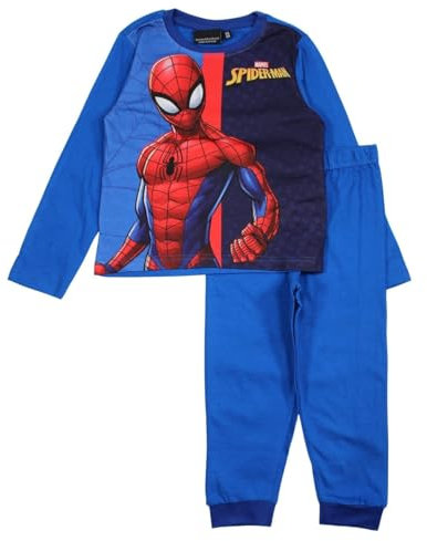 Disney Pigiama in Pile Lilo & Stitch, Completo Caldo e Accogliente per Le Notti Invernali, colorato Design Hawaiano, Blu, 4 Anni