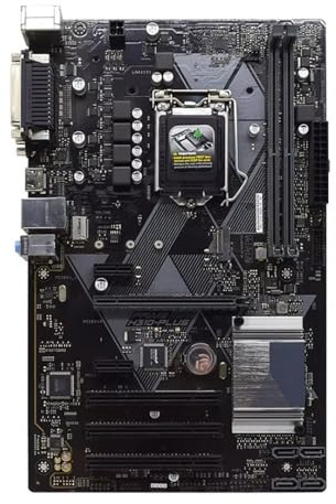 Cartes mères Fit for ASUS Prime H310-PLUS Compatible avec Les processeurs Intel Core i5-9400F, i5-9600K, i7-8700K et i9-9900KF, mémoire DDR4 2666 MHz, Socket LGA1151, Format ATX, HDMI