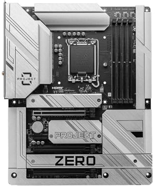 Scheda Madre Scheda Madre Fit for MSI Z790 Project Zero Z790 ATX for Ufficio/Gaming LGA 1700 Supporto 14/13/12 Gen 14900K/KF 13900K/KF 4×DDR5 SATA III M.2