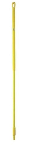 Vikan 29386 Fiberglass Handle with Threaded Tip, 1-7/32 Diameter, 59, Yellow