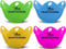 Egg Poacher Cups (4 Pack) With Base Ring for Air Fryer, Pot, Microwave – Premium-Grade Silicone Egg Poachers – BPA-Free Easy-Release Poach Pods, Poached Egg Maker Set: Cooker, Boiler Steamer
