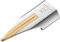 Lamy Z 56 Feder 888-14 kt. Goldfeder PVD-veredelt, bicolor Federstärke F 1229847 Silber-Gold Feder F