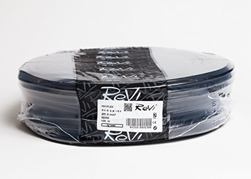Cable RV-K 0,6/1kV 2x1,5mm 100m (Negro)