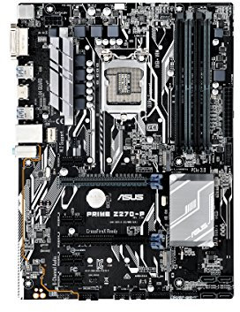 Asus PRIME Z270-P ATX, LGA1151 Socket, Chipset Z270, USB 3.0, Gigabit LAN Motherboard with On-Board Graphics - Multi-Colour