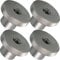 Knurled Thumb Nuts A1 Stainless Steel Threaded Nut (4, M6 / 6mm High Type)
