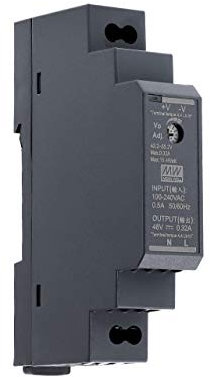 48 VDC | 0,32 A | 15,4 Watt | Mean Well HDR-15-48 Hutschienen-Netzteil DIN-Rail