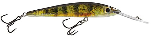 Salmo Rattlin Sting Deep Runner RS9DR 9cm Wobbler, Farben:Real Yellow Perch