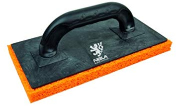 NELA Black Edition Sponge Float with Orange Rubber Rough