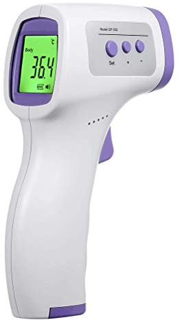 Poapo Pistolet de température Non avec thermomètre Infrarouge Portable de Haute précision Thermomètre Industriel
