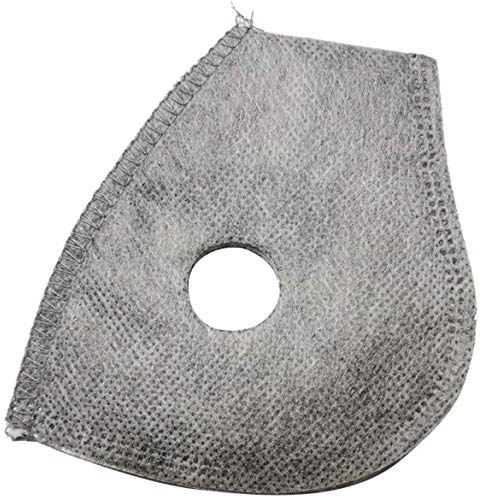 LKM security Filtro per maschera Sportiva antismog ai carboni attivi, protezione per le vie respiratorie per uso con motocicli, bici e sci